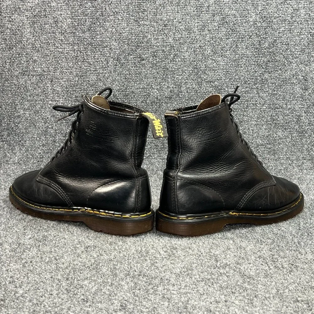 Dr.‎ Martens 1460 Ben Boots Mens Sz 10 Black Smooth Leather Made In England Lace